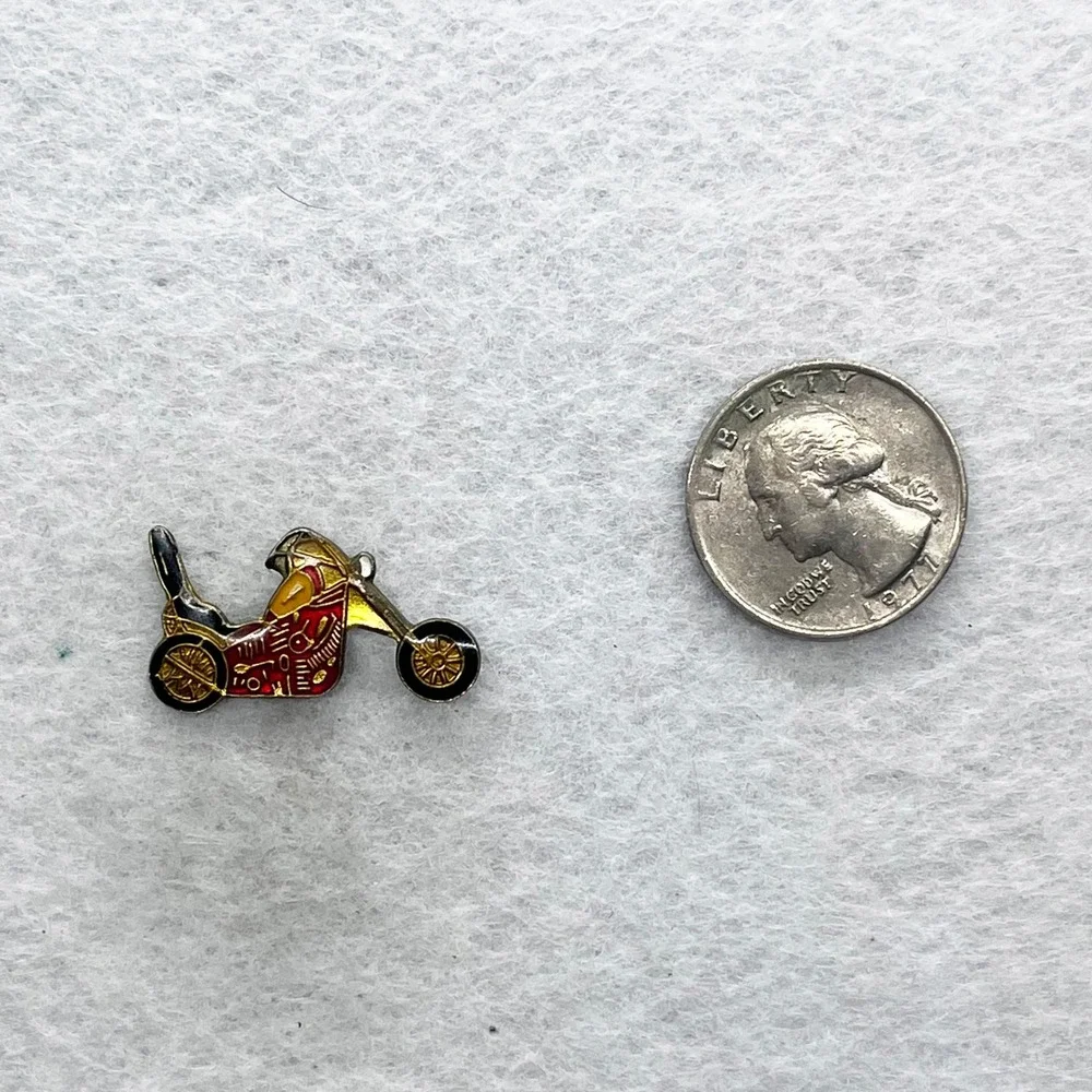 🔮 5/$25 Vintage‎ Chopper Motorcycle Pin